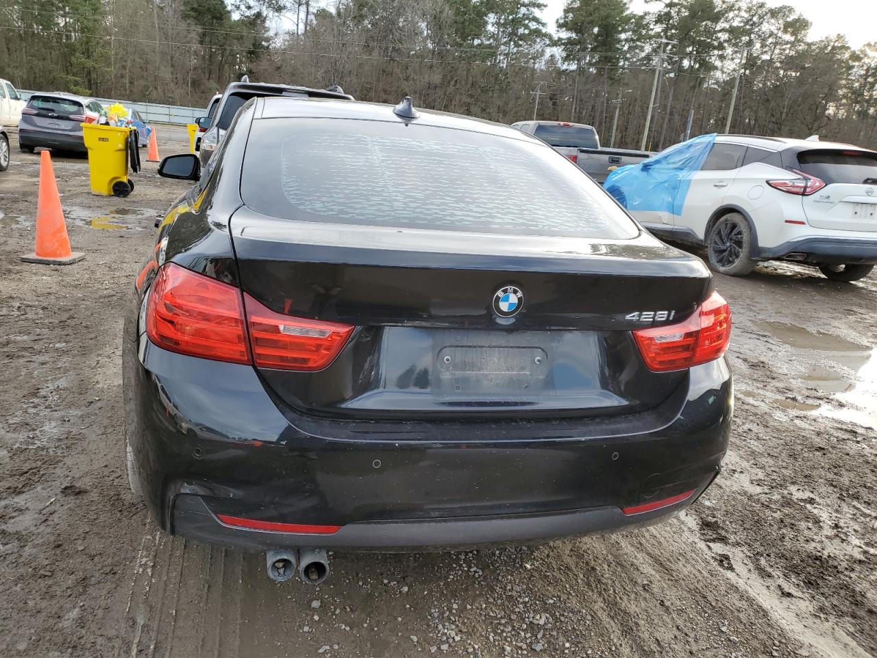 2015 BMW 4er VIN WBA4A5C5XFGK15868 Copart auction photo, all over damage thumbnail 6