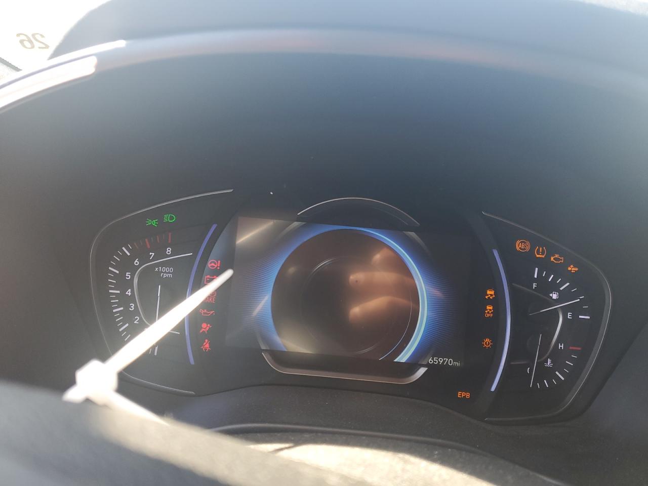 2019 Hyundai Santa Fe VIN 5NMS53AD6KH107215 Copart auction photo, front end damage thumbnail 9