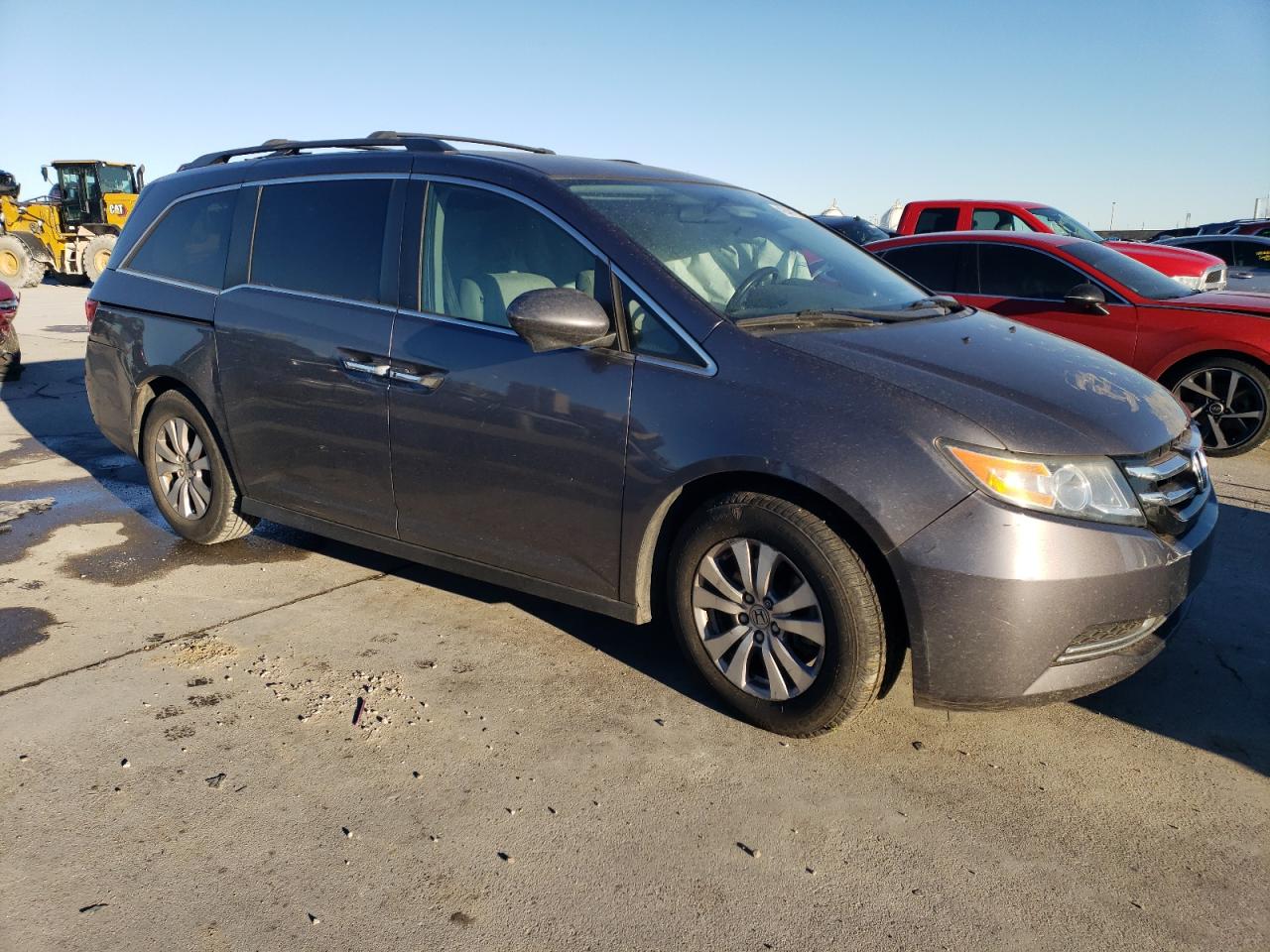 2015 Honda Odyssey VIN 5FNRL5H43FB123241 Copart auction photo, side / rear end damage thumbnail 4