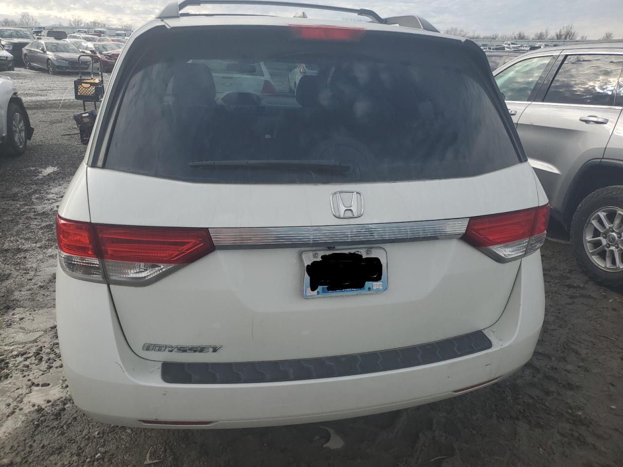 2014 Honda Odyssey VIN 5FNRL5H67EB104949 Copart auction photo, side damage thumbnail 6