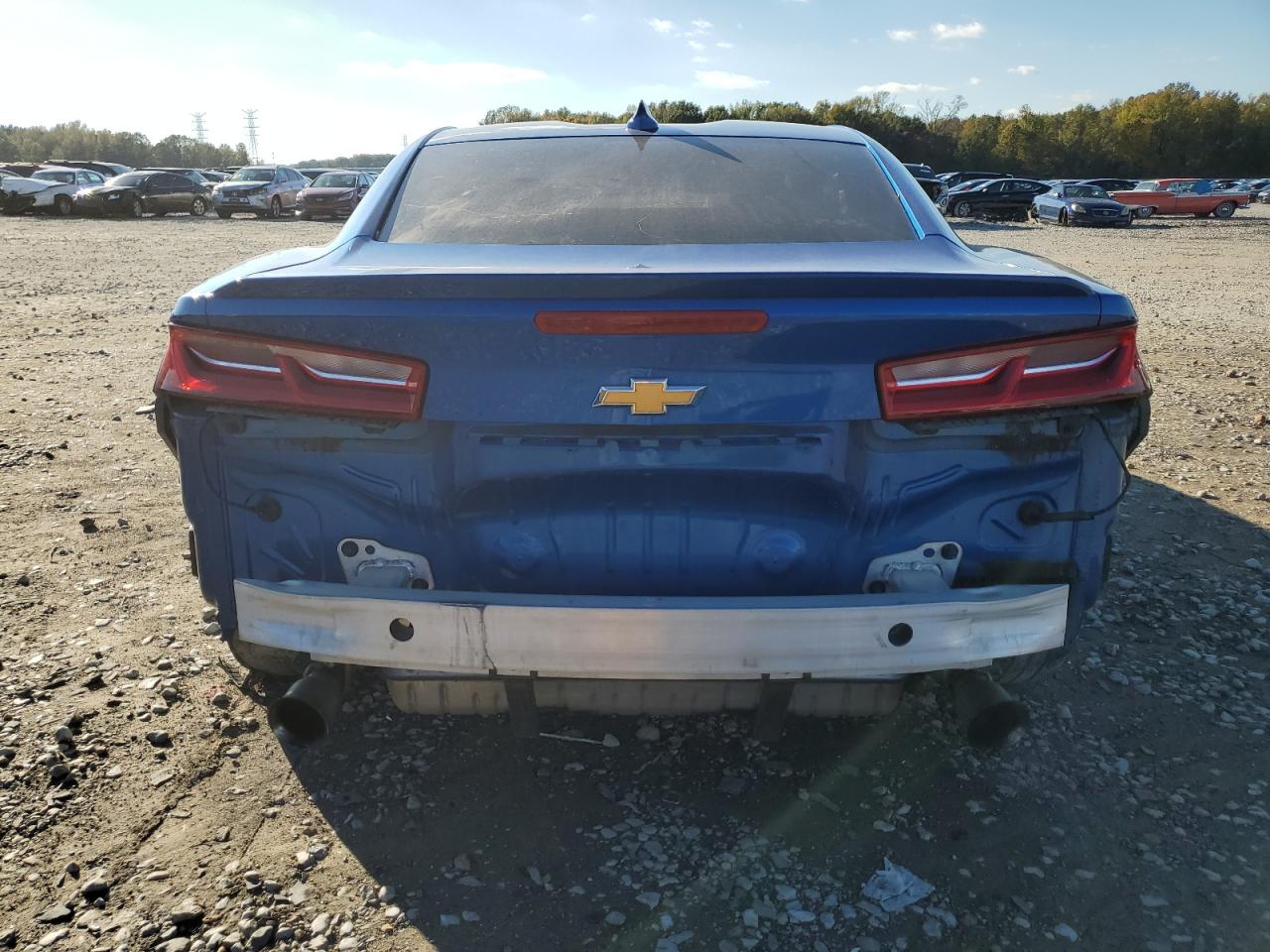 2016 Chevrolet Camaro VIN 1G1FD1RS3G0124744 Copart auction photo, rear end damage thumbnail 6