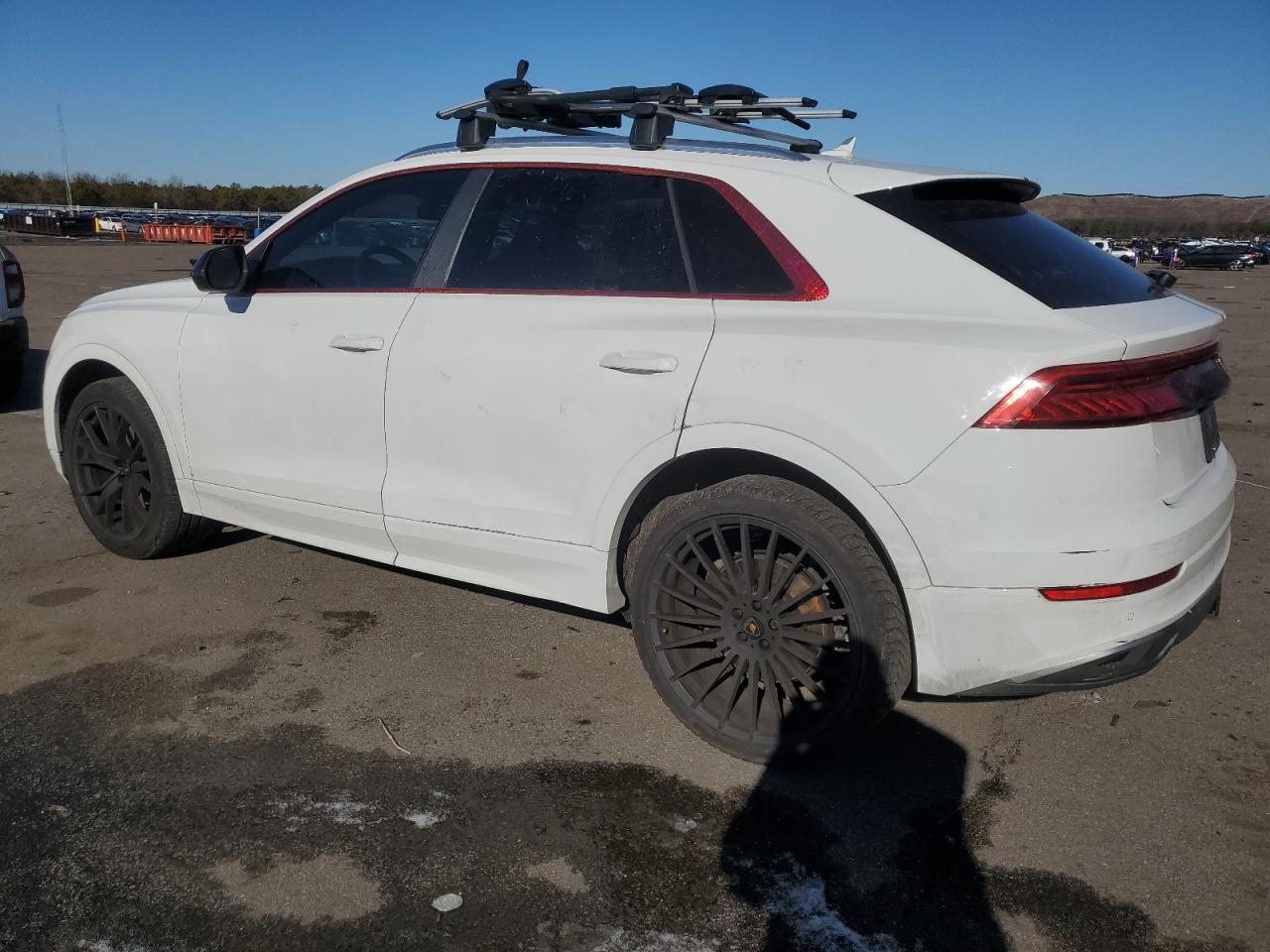 2019 Audi Q8 VIN WA1AVAF11KD010618 Copart auction photo, side / front end damage thumbnail 2