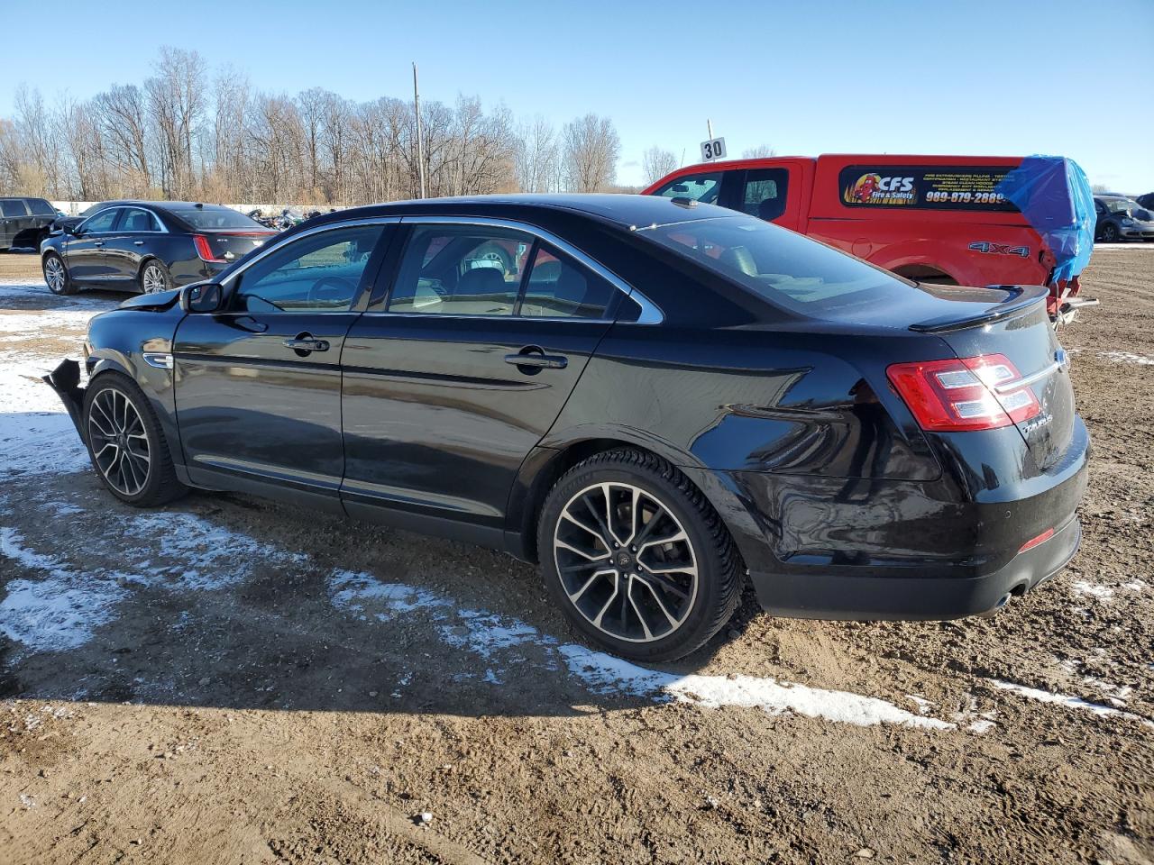 2017 Ford Taurus VIN 1FAHP2E88HG106374 Copart auction photo, front end / minor dent/scratches damage thumbnail 2