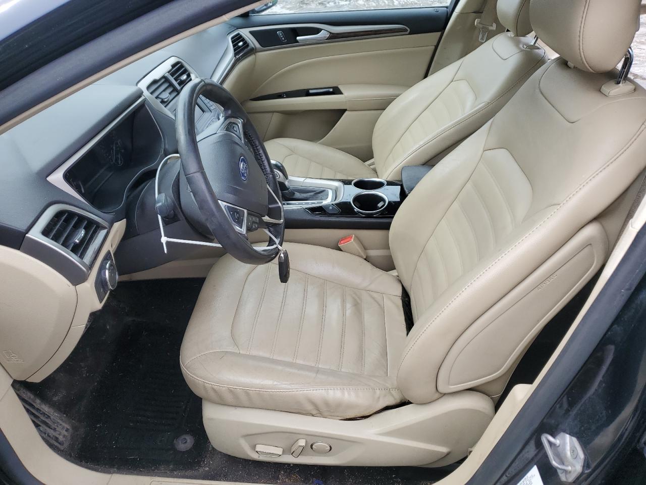 2014 Ford Fusion VIN 3FA6P0HD5ER117700 Copart auction photo, front end / side damage thumbnail 7
