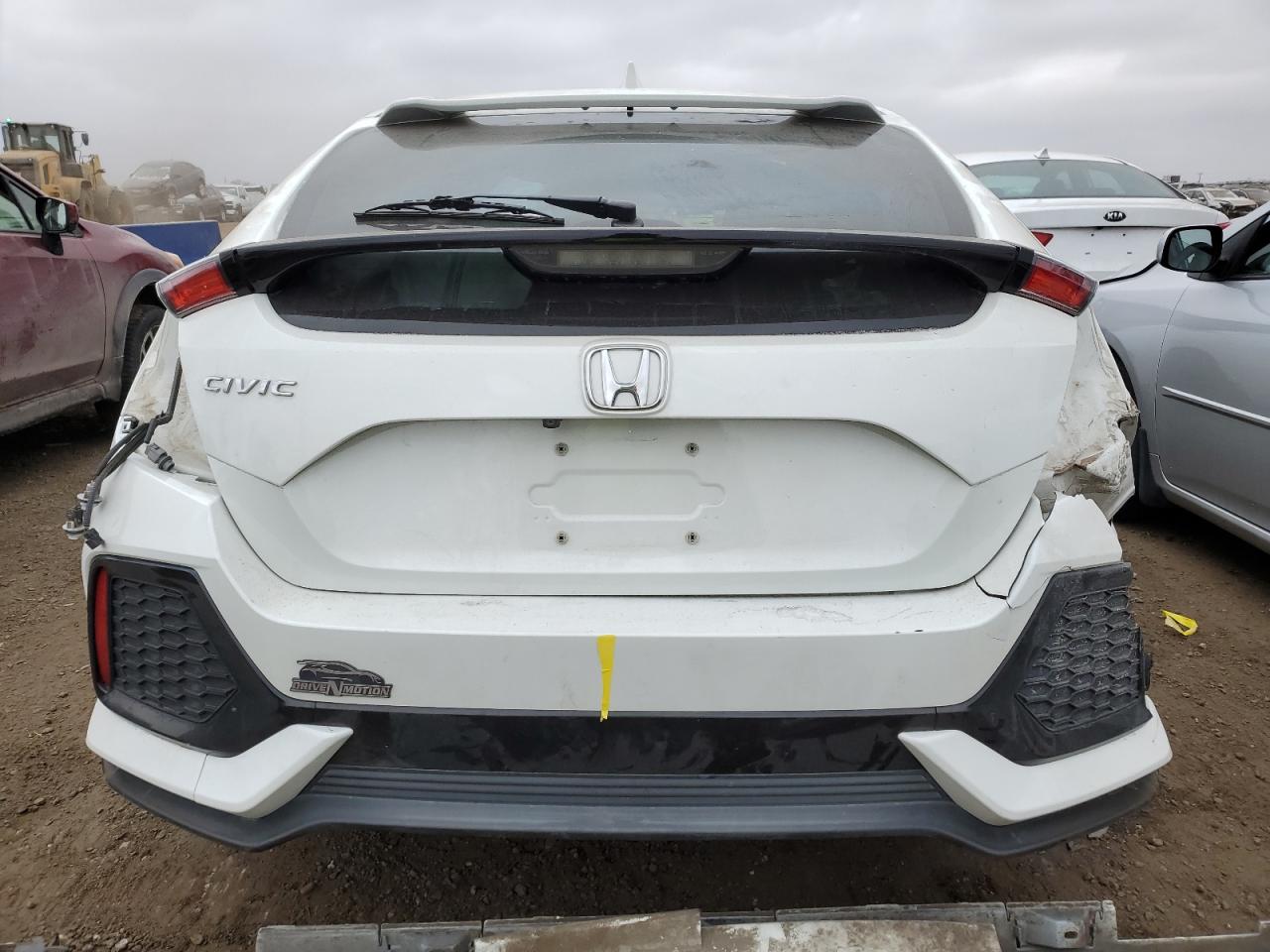 2017 Honda Civic VIN SHHFK7H75HU204092 Copart auction photo, rear end damage thumbnail 6
