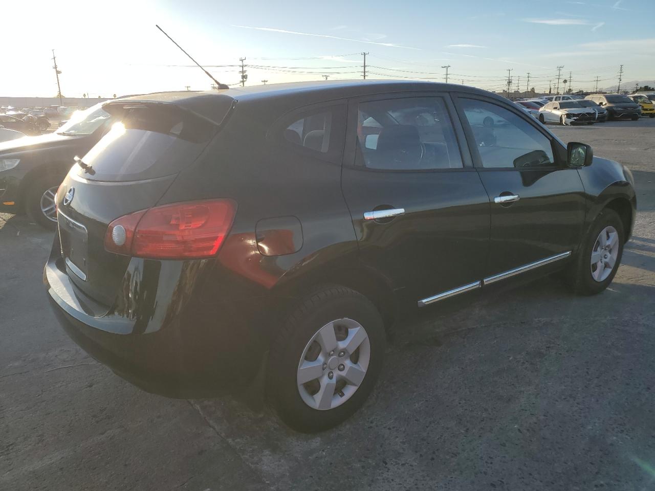 2012 Nissan Rogue VIN JN8AS5MT8CW271569 Copart auction photo, side / front end damage thumbnail 3