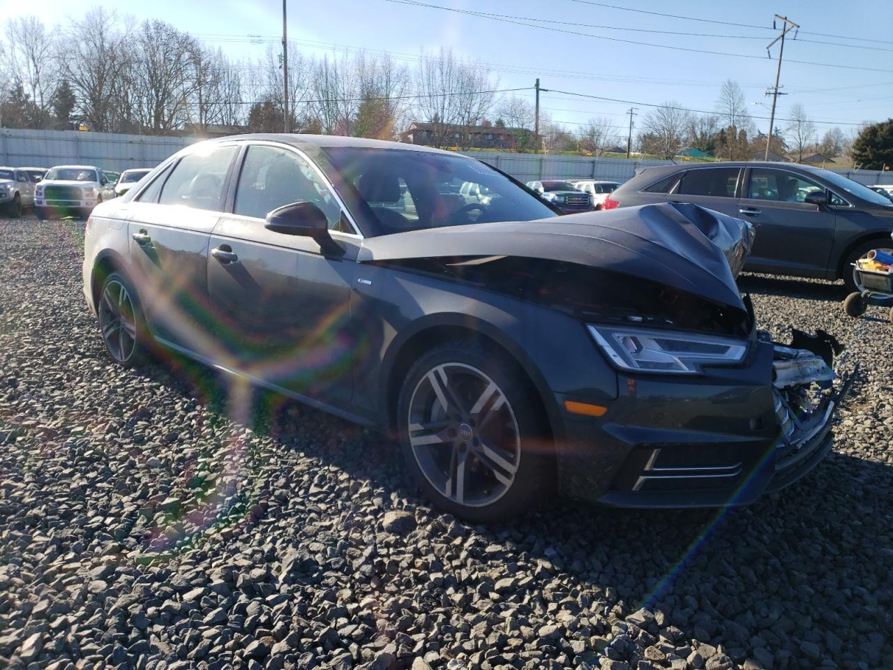 2017 Audi A4 VIN WAUENAF42HN016560 Copart auction photo, front end damage thumbnail 4