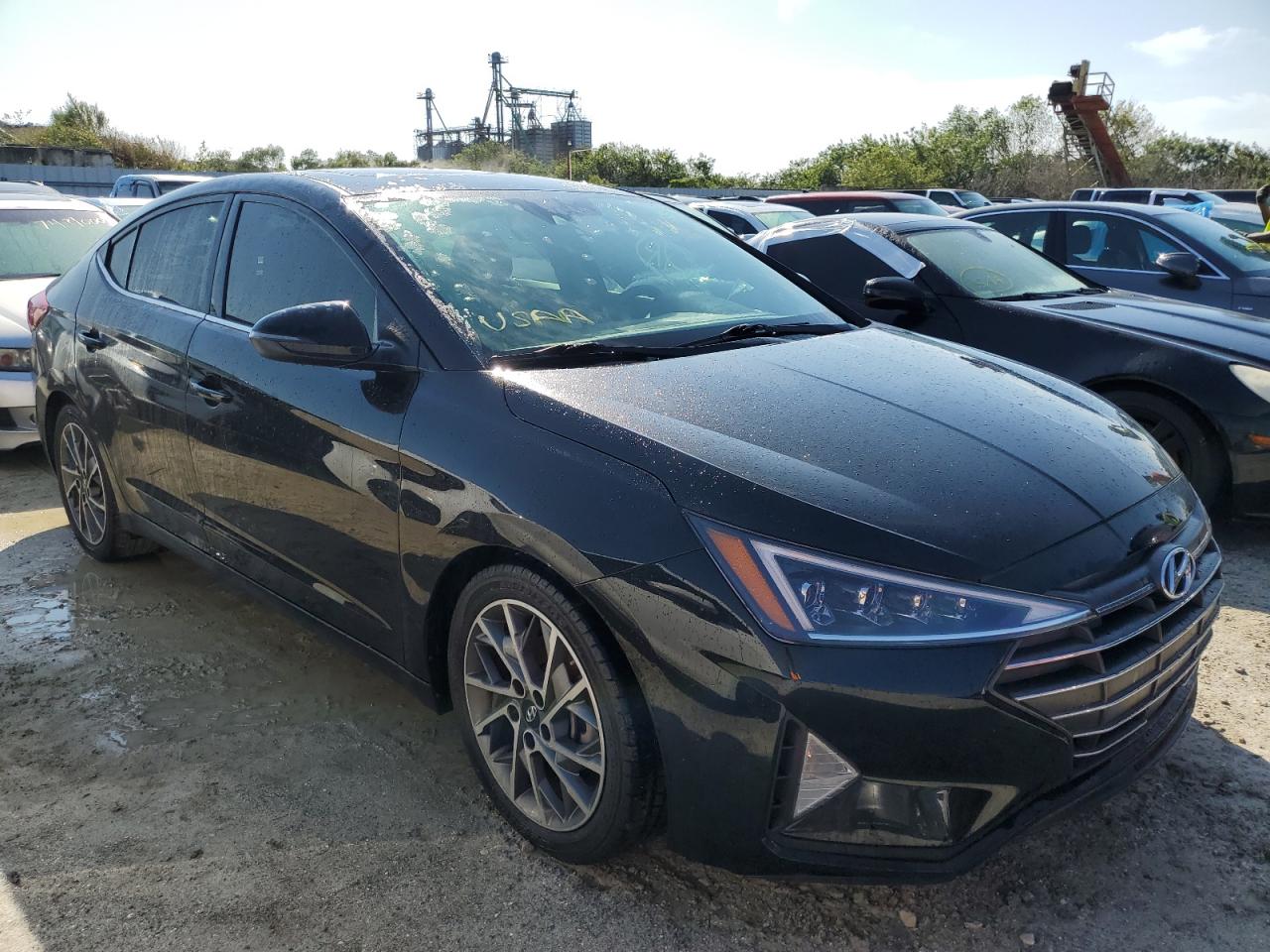 2020 Hyundai Elantra VIN 5NPD84LF2LH554732 Copart auction photo, water/flood damage thumbnail 4