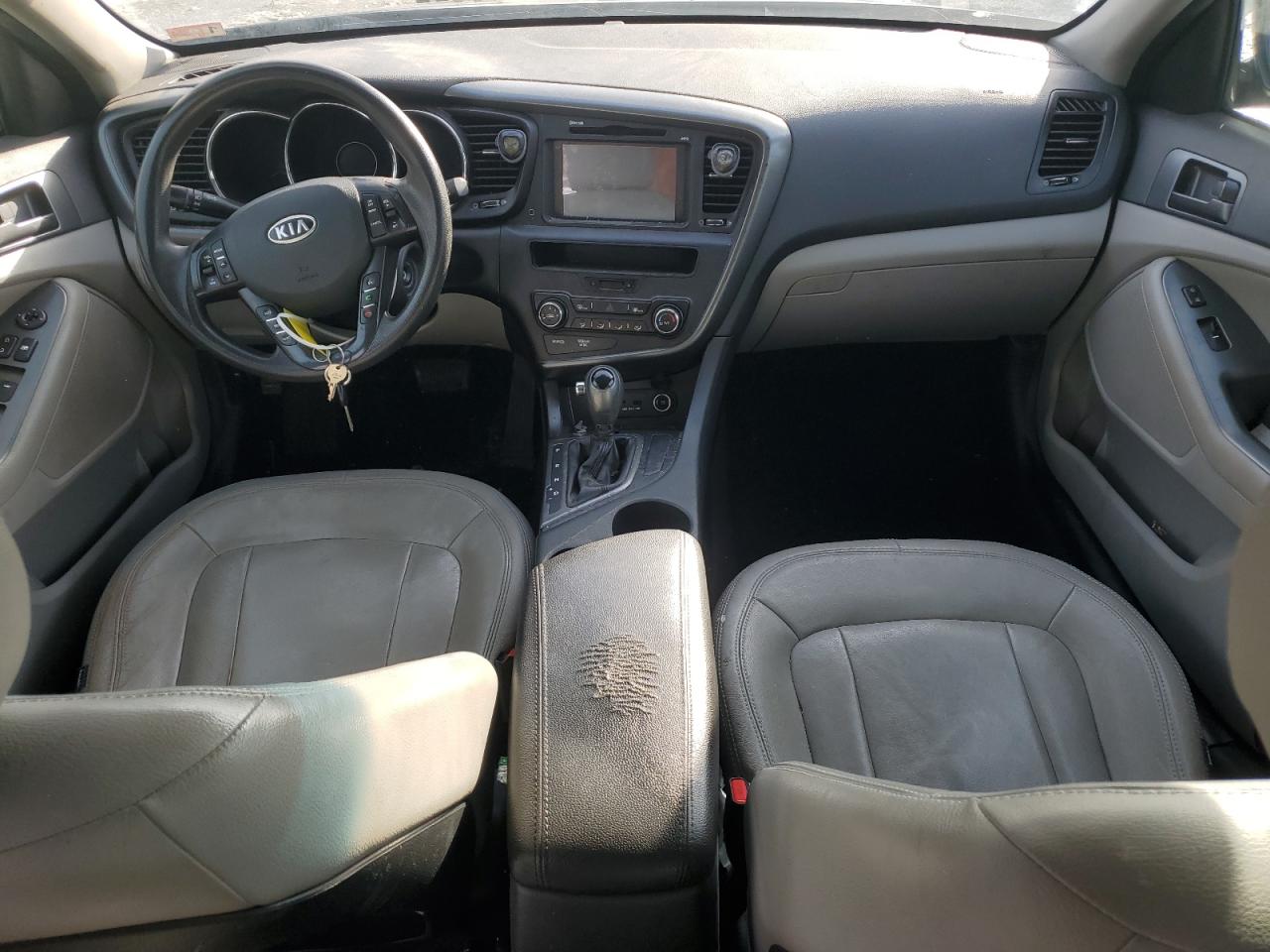 2011 KIA Optima VIN KNAGM4A78B5175069 Copart auction photo, burn - engine damage thumbnail 8