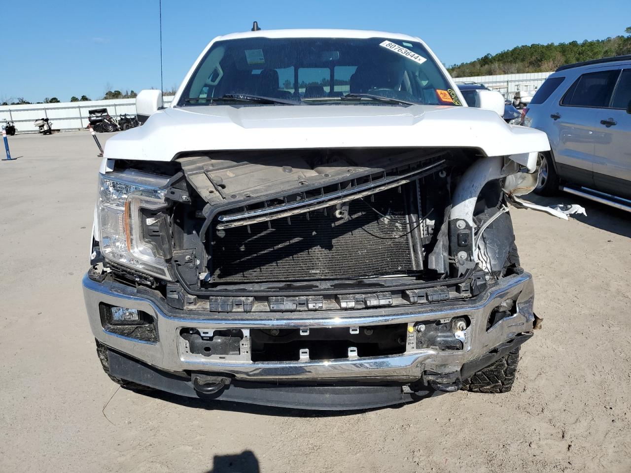 2019 Ford F-150 VIN 1FTEW1E55KFB11741 Copart auction photo, front end / side damage thumbnail 5