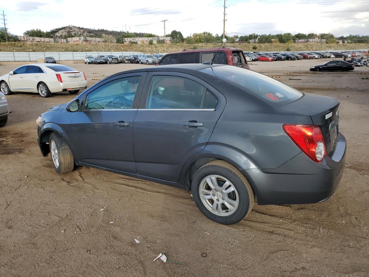 2013 Chevrolet Sonic VIN 1G1JC5SG9D4183697 Copart auction photo, mechanical / front end damage thumbnail 2