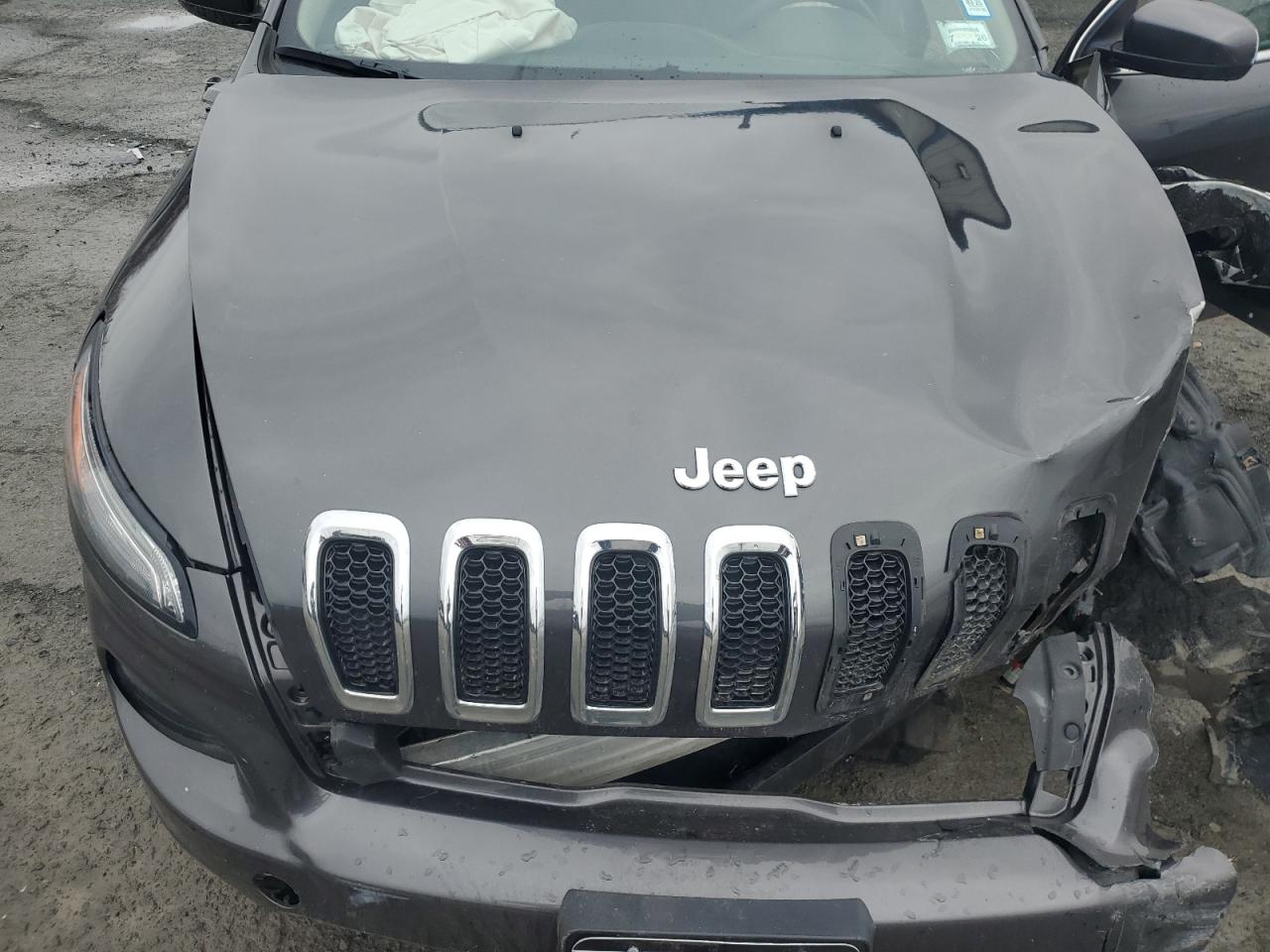 2015 Jeep Grand Cherokee VIN 1C4PJMCB6FW593076 Copart auction photo, front end / side damage thumbnail 14