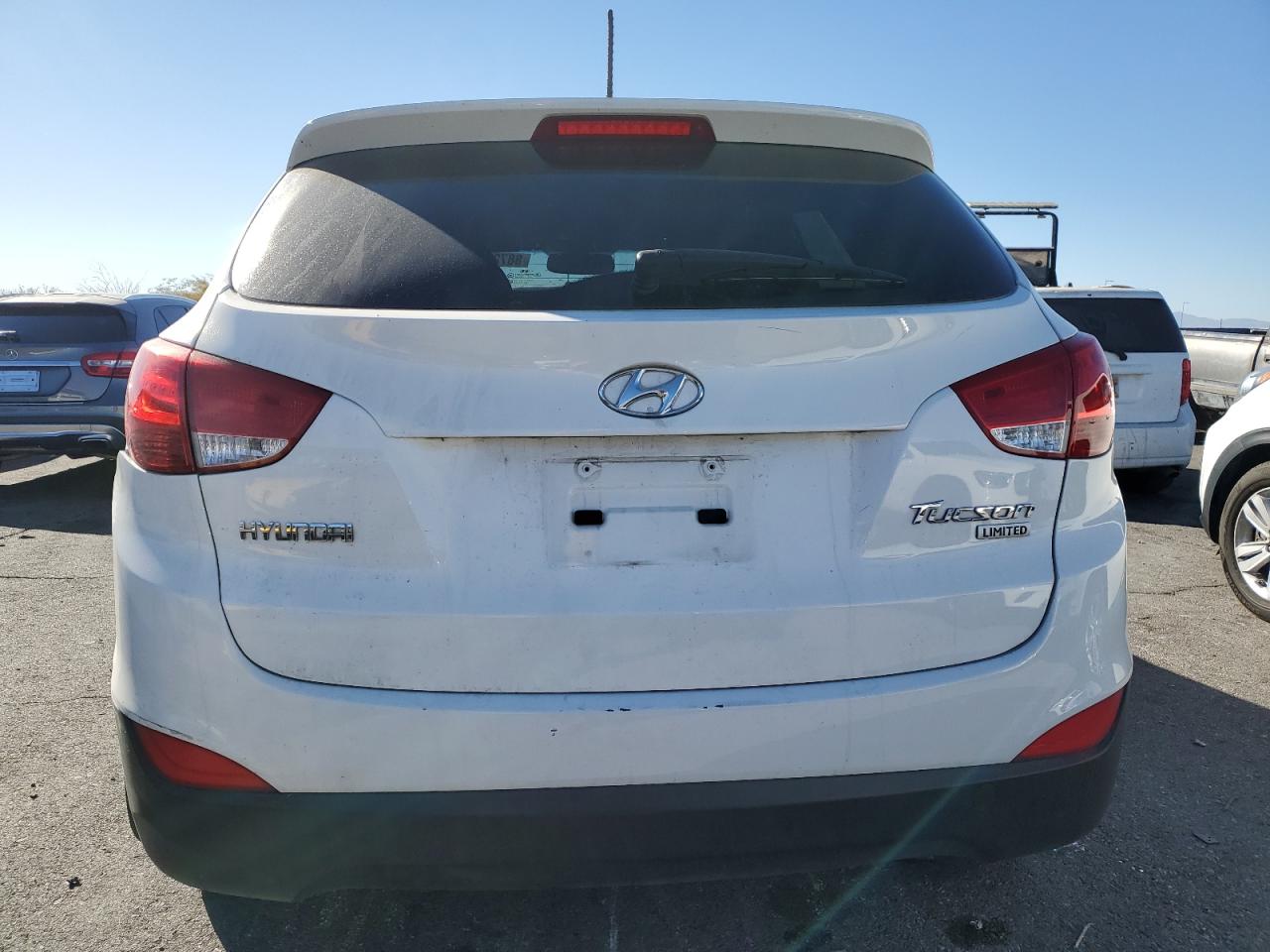 2013 Hyundai Tucson VIN KM8JU3AC7DU713779 Copart auction photo, rear end damage thumbnail 6