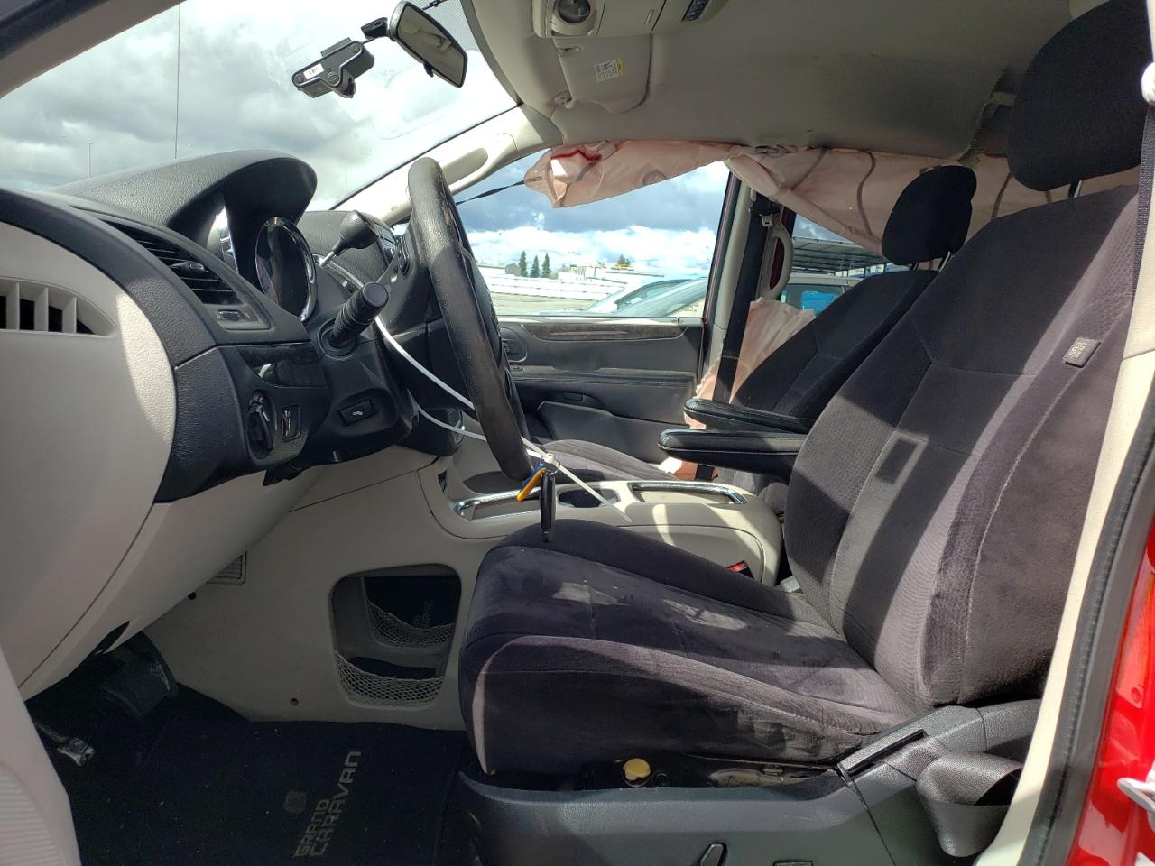 2013 Dodge Caravan VIN 2C4RDGCG0DR758381 Copart auction photo, side / rear end damage thumbnail 7