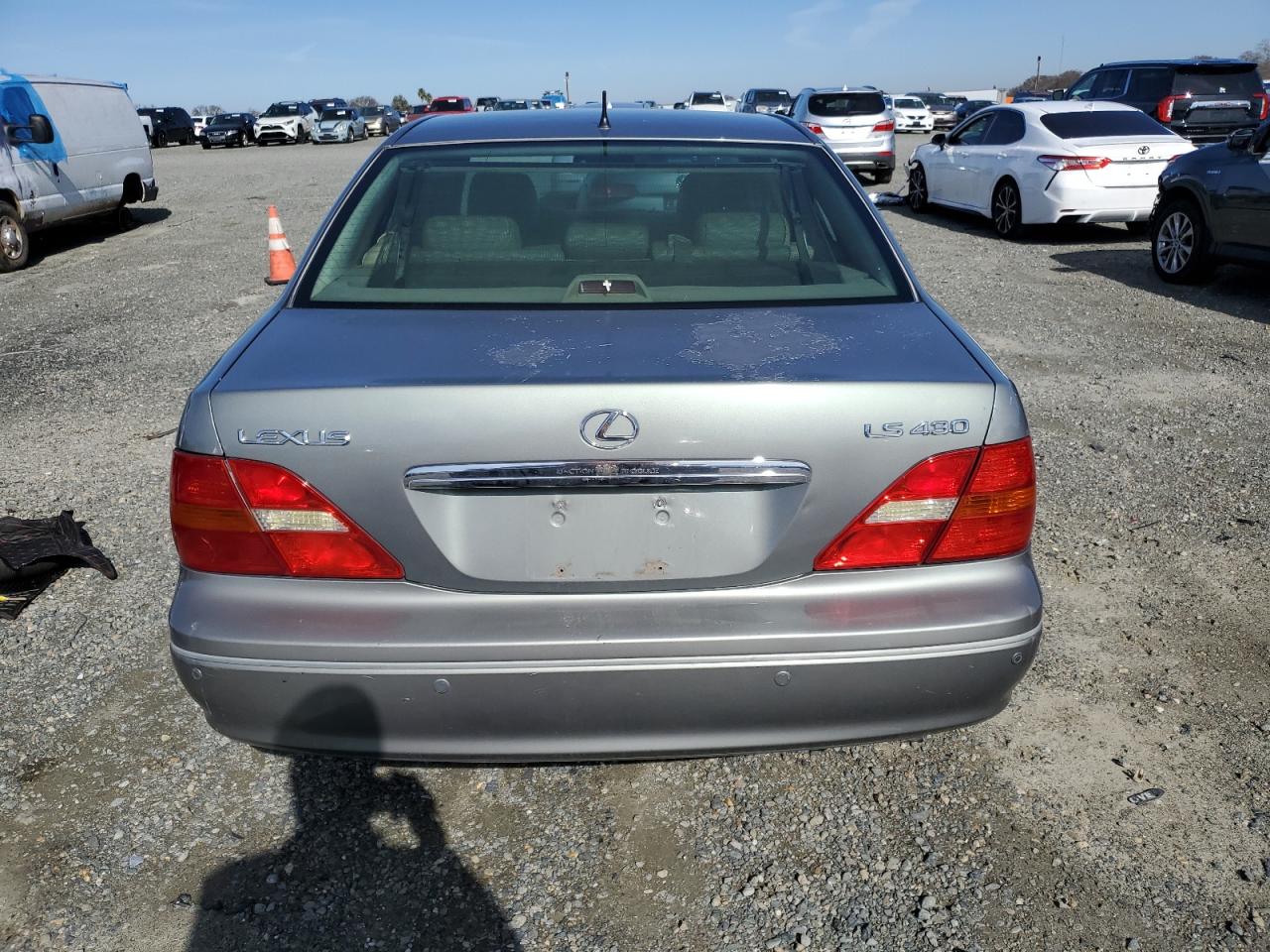 2001 Lexus LS VIN JTHBN30F910010574 Copart auction photo, side / front end damage thumbnail 6