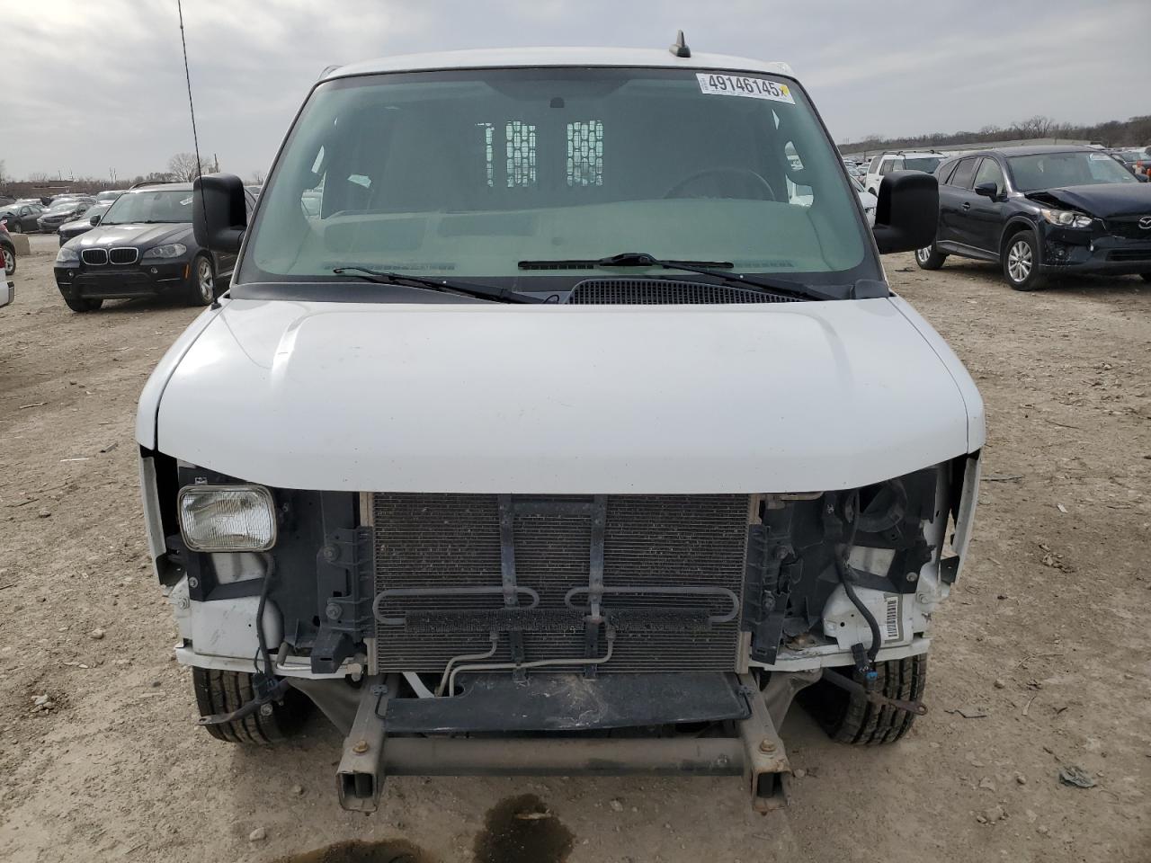 2017 GMC Savana VIN 1GTW7AFF7H1291089 Copart auction photo, front end / mechanical damage thumbnail 5
