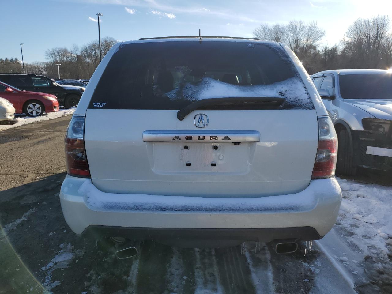 2005 Acura MDX VIN 2HNYD18955H555426 Copart auction photo, front end / undercarriage damage thumbnail 6