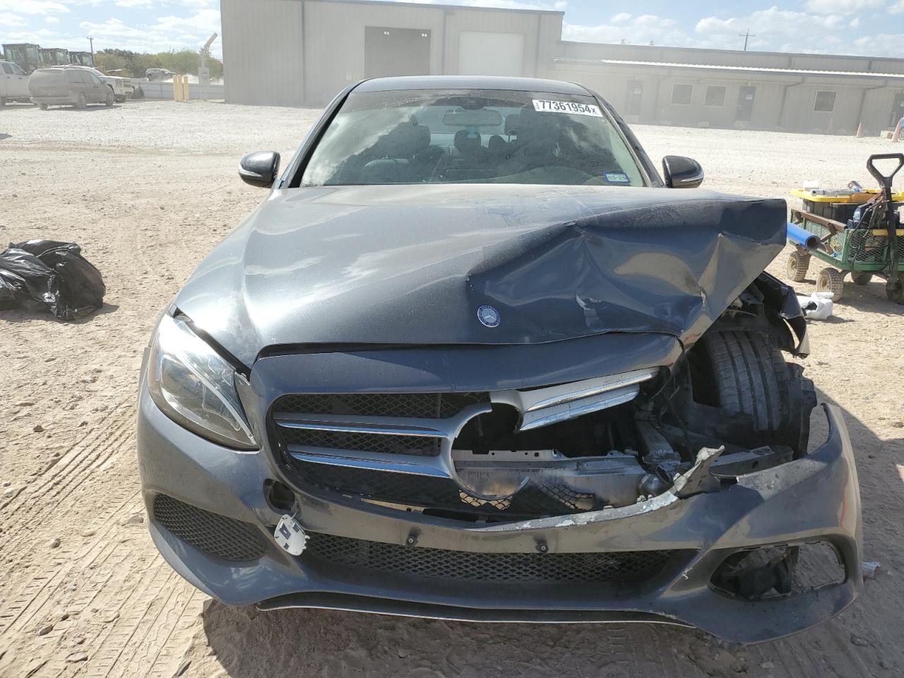 2015 Mercedes-Benz C-klasse VIN 55SWF4JB6FU076105 Copart auction photo, front end damage thumbnail 5