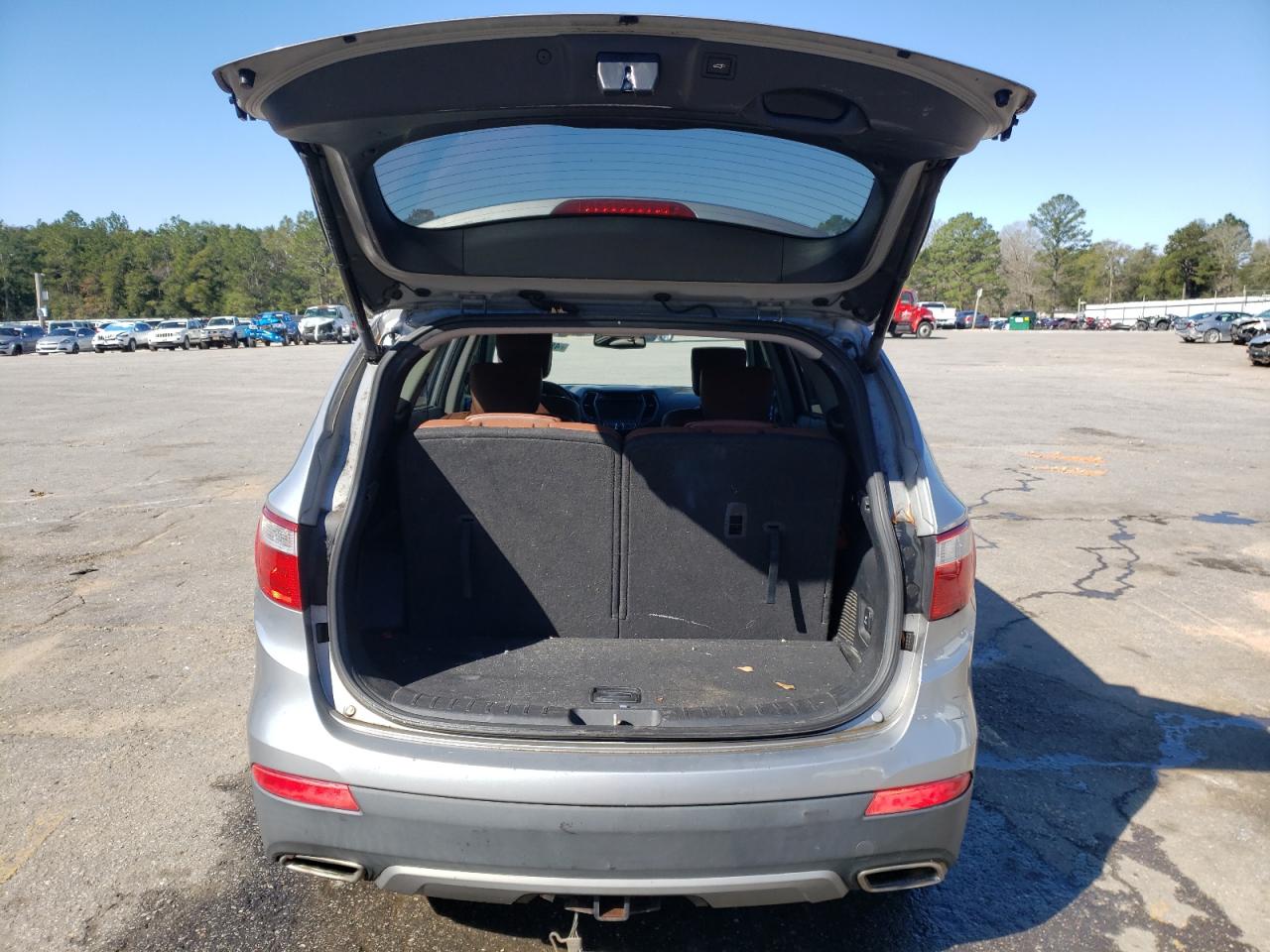 2013 Hyundai Santa Fe VIN KM8SR4HF3DU005797 Copart auction photo, front end / side damage thumbnail 6