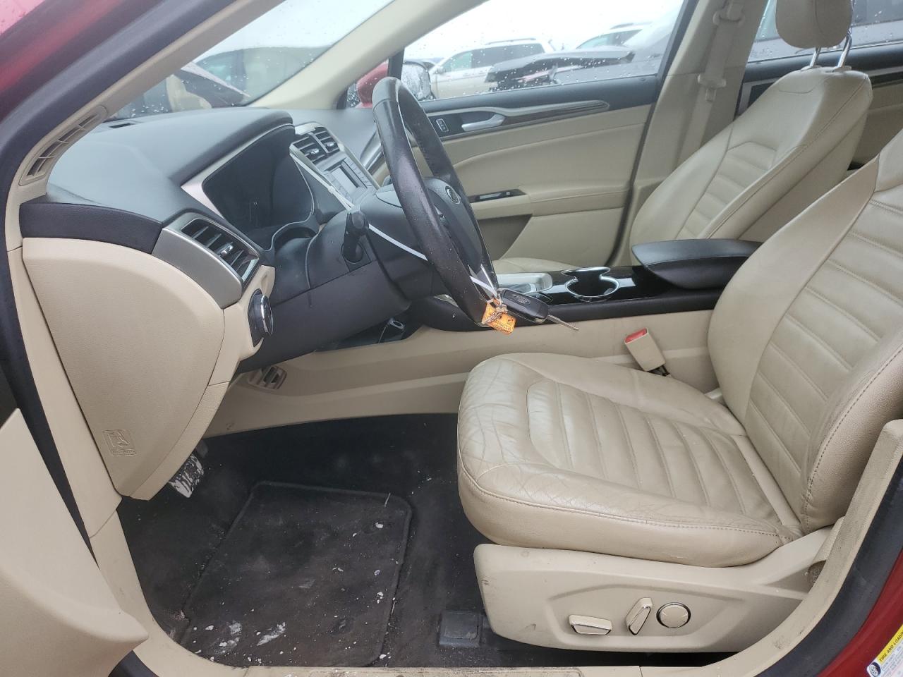 2014 Ford Fusion VIN 1FA6P0HD6E5393063 Copart auction photo, front end damage thumbnail 7