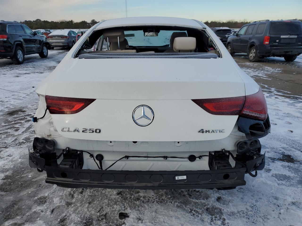 2023 Mercedes-Benz CLA-klasse VIN W1K5J4HB0PN405178 Copart auction photo, side / rear end damage thumbnail 6
