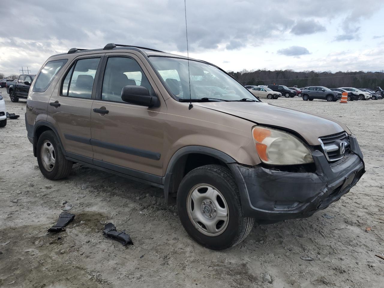 2004 Honda CR-V VIN JHLRD68404C016678 Copart auction photo, front end / rear end damage thumbnail 4