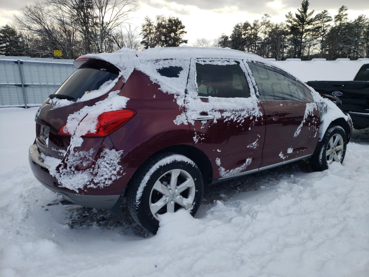 2010 Nissan Murano VIN JN8AZ1MW2AW134798 Copart auction photo, front end / side damage thumbnail 3