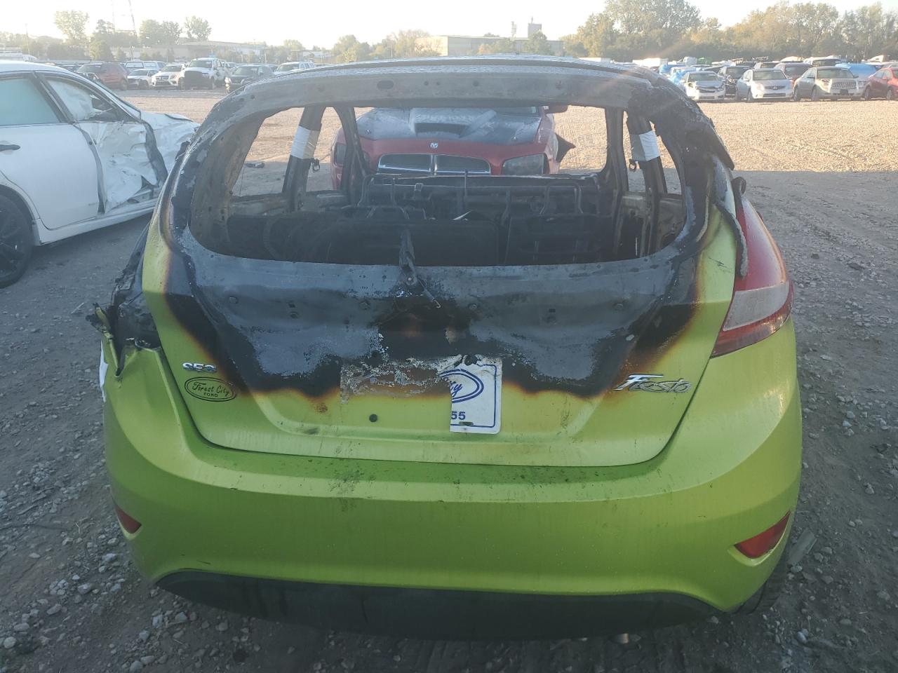 2012 Ford Fiesta VIN 3FADP4FJ0CM103396 Copart auction photo, burn damage thumbnail 6