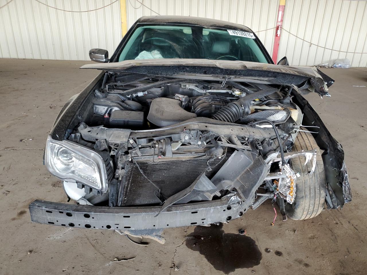 2016 Chrysler 300 VIN 2C3CCAEG4GH298448 Copart auction photo, front end / side damage thumbnail 5