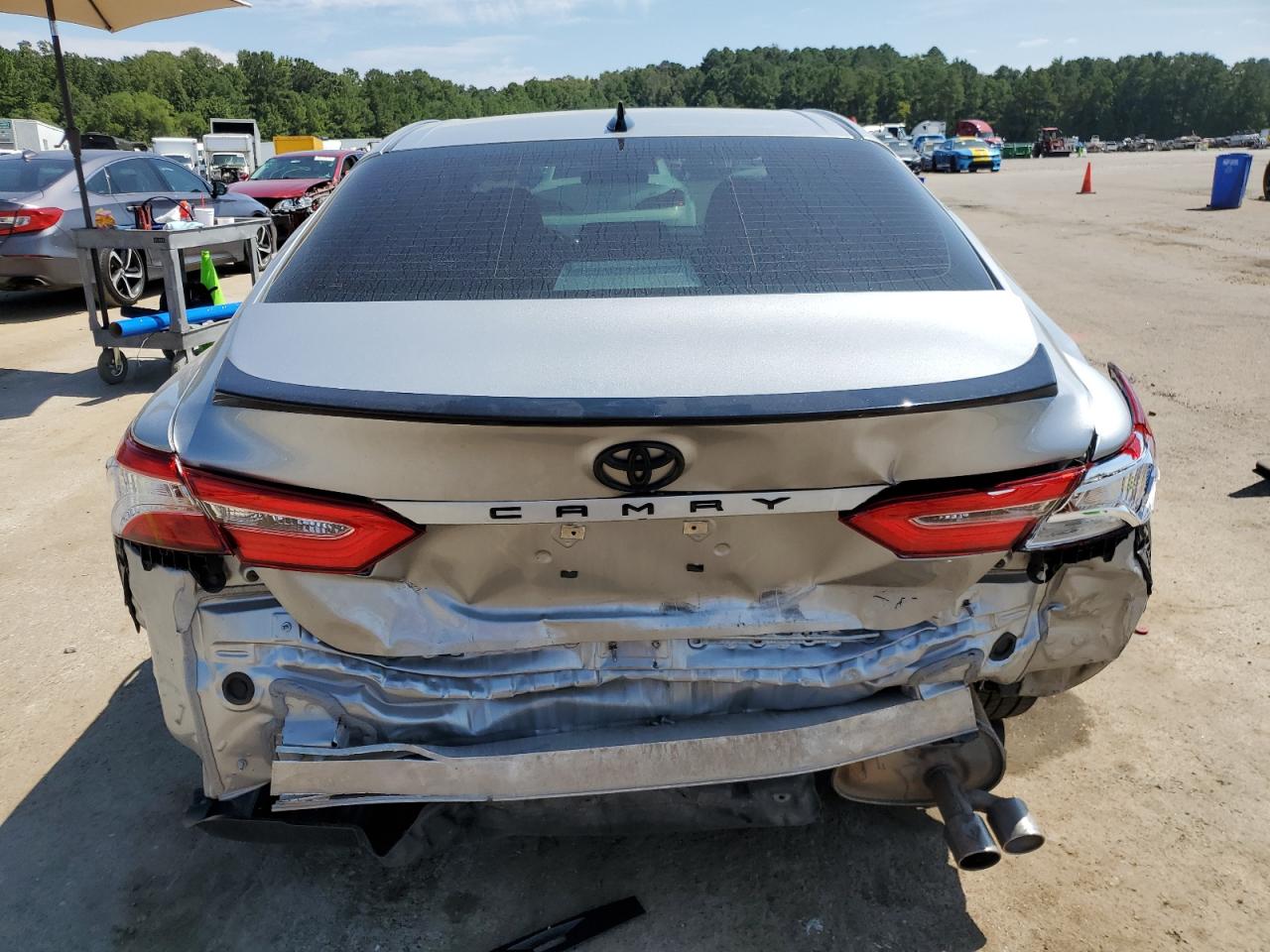 2020 Toyota Camry VIN 4T1G11AK7LU362241 Copart auction photo, rear end damage thumbnail 6