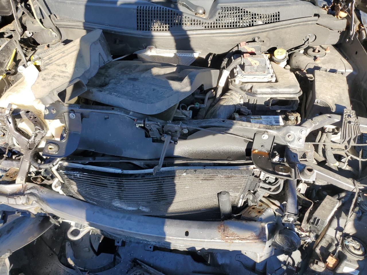 2016 Jeep Compass VIN 1C4NJDEB3GD802579 Copart auction photo, front end / mechanical damage thumbnail 13