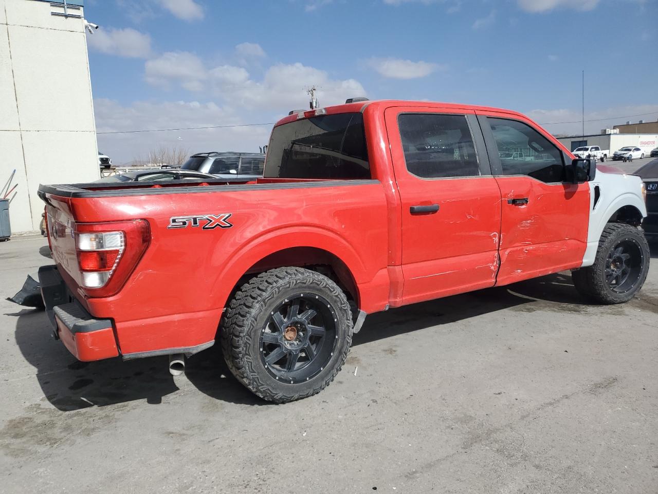 2021 Ford F-150 VIN 1FTEW1CP0MKD32677 Copart auction photo, all over / hail damage thumbnail 3