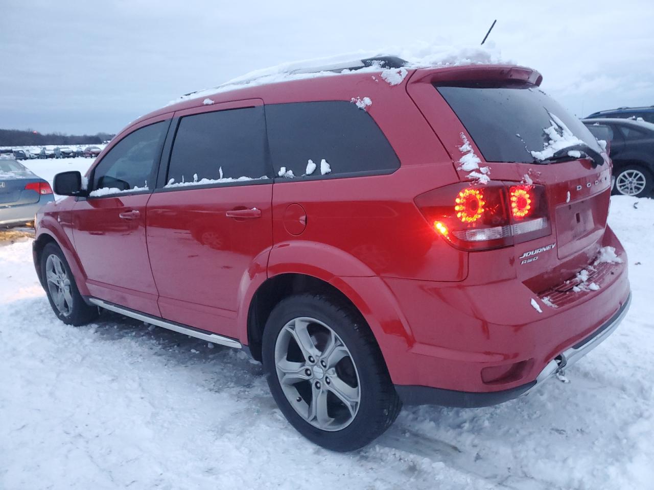 2017 Dodge Journey VIN 3C4PDDGGXHT575296 Copart auction photo, vandalism damage thumbnail 2