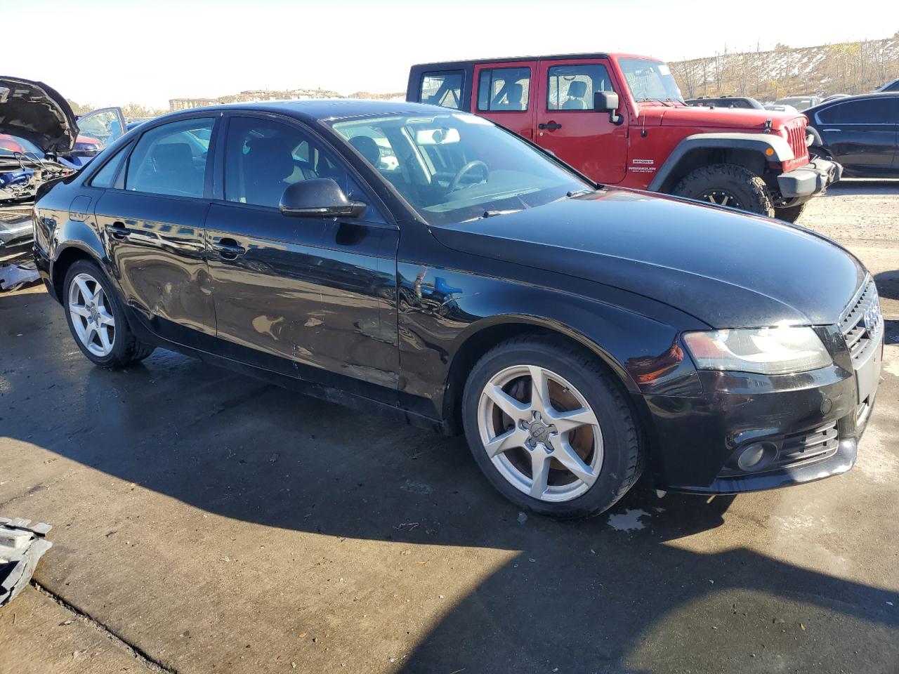 2009 Audi A4 VIN WAULF78K89N025932 Copart auction photo, side damage thumbnail 4