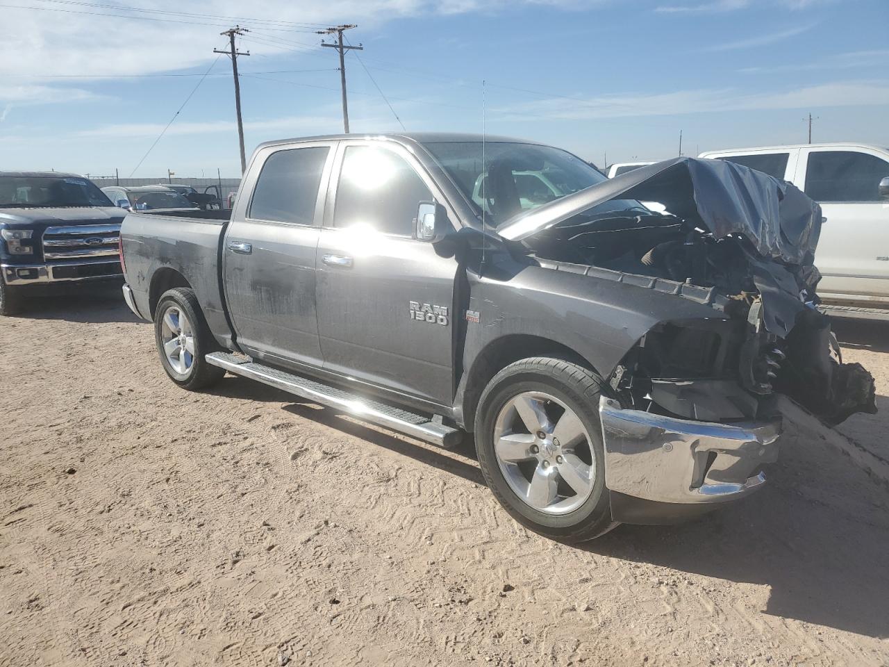 2015 RAM 1500 VIN 1C6RR6LTXFS676319 Copart auction photo, front end damage thumbnail 4
