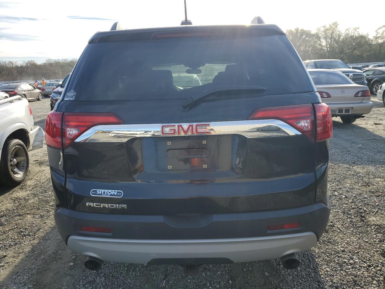 2017 GMC Acadia VIN 1GKKNMLS1HZ294681 Copart auction photo, all over damage thumbnail 6