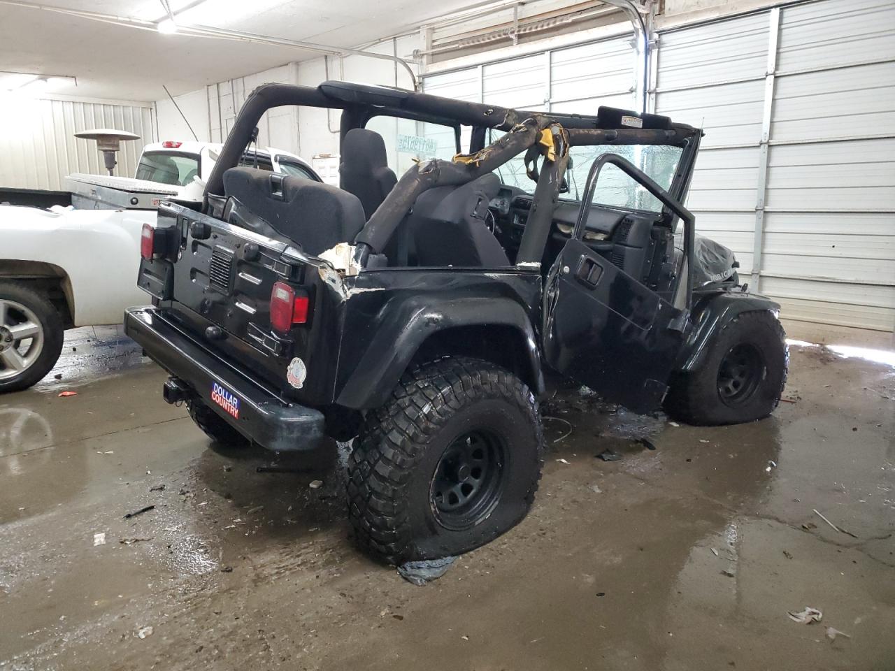 2003 Jeep Wrangler VIN 1J4FA69S13P337927 Copart auction photo, rollover damage thumbnail 3