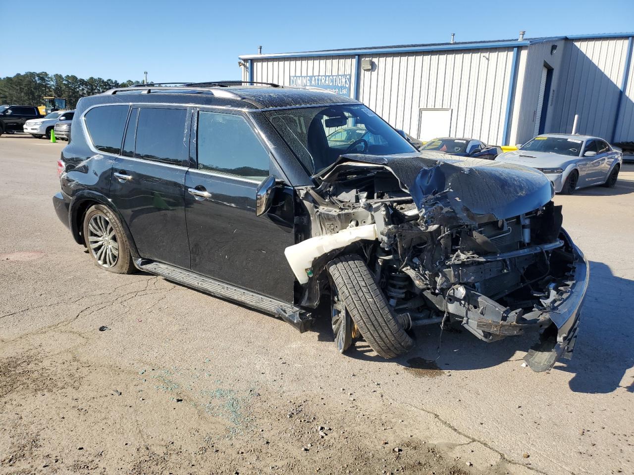 2019 Nissan Armada VIN JN8AY2NF1K9351184 Copart auction photo, front end / rear end damage thumbnail 4