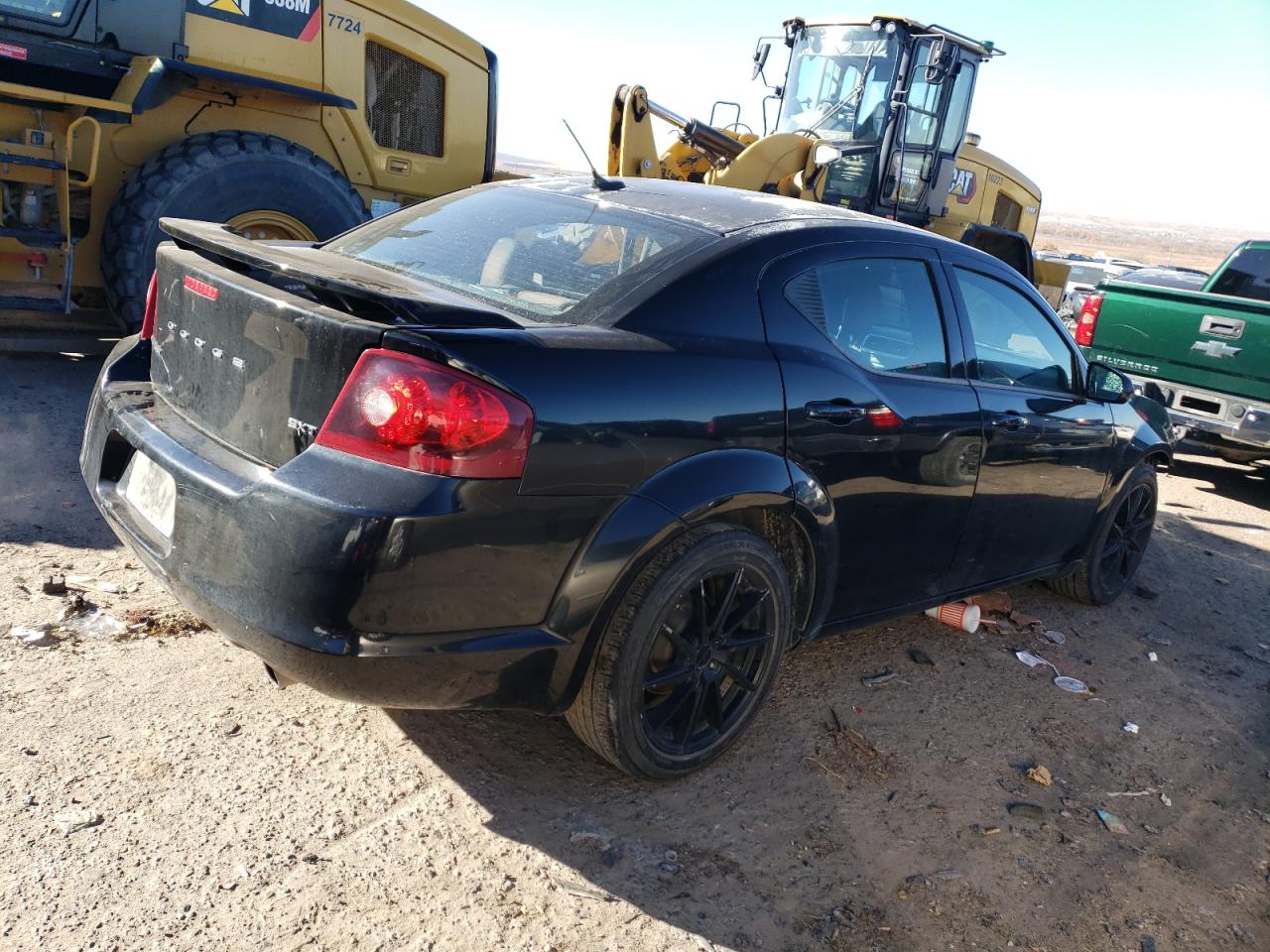2013 Dodge Avenger VIN 1C3CDZCG7DN582500 Copart auction photo, side damage thumbnail 3