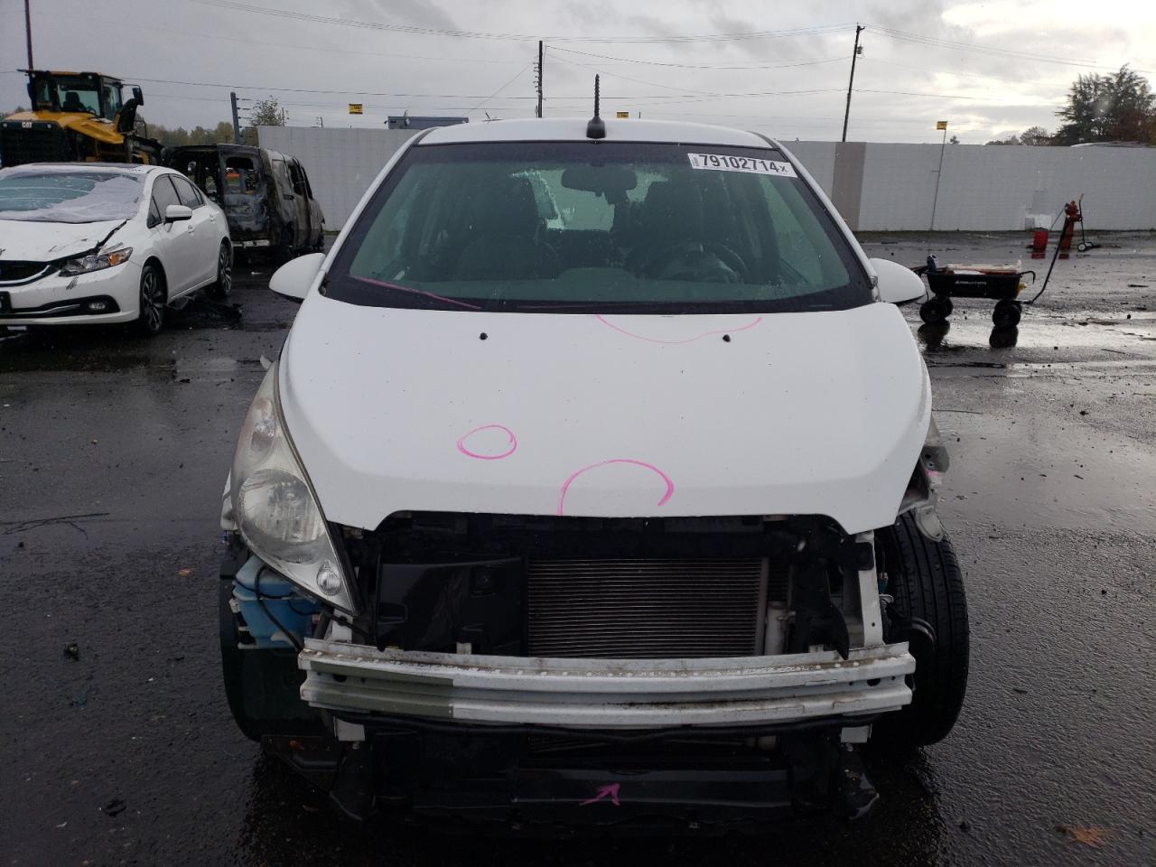 2014 Chevrolet Spark VIN KL8CD6S94EC538974 Copart auction photo, front end damage thumbnail 5