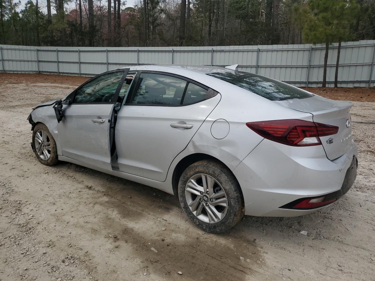 2019 Hyundai Elantra VIN KMHD84LF8KU768916 Copart auction photo, rollover damage thumbnail 2
