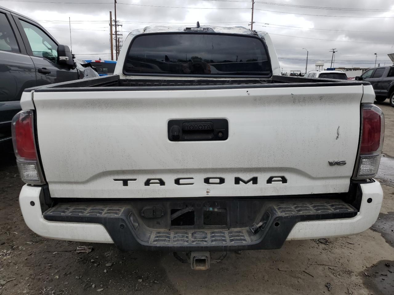 2021 Toyota Tacoma VIN 3TMAZ5CN4MM155264 Copart auction photo, rollover damage thumbnail 6