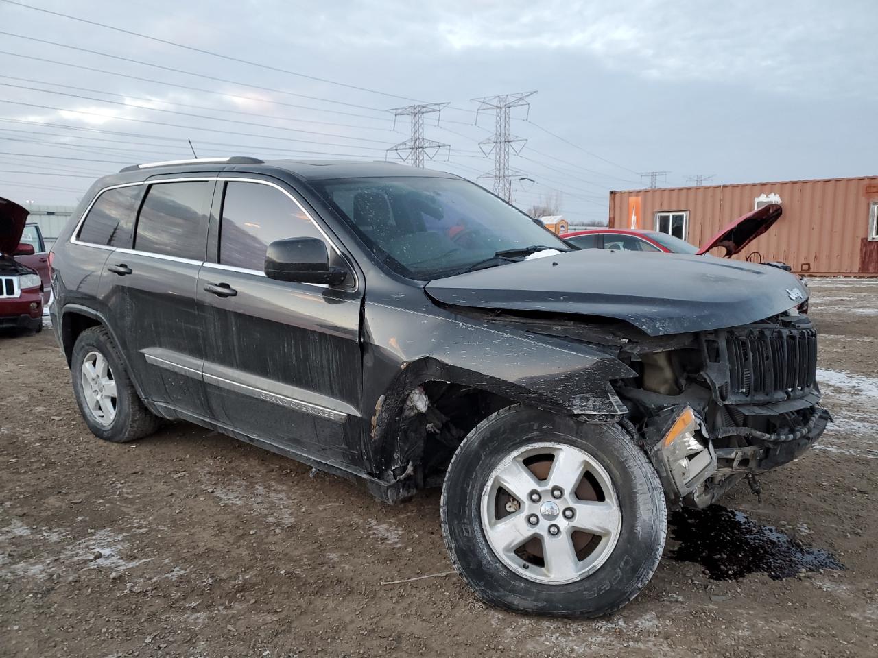 2011 Jeep Grand Cherokee VIN 1J4RR4GG3BC640917 Copart auction photo, front end / mechanical damage thumbnail 4