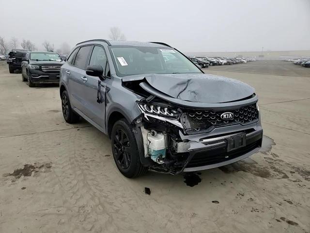 2021 KIA Sorento VIN 5XYRLDLCXMG004486 Copart auction photo, front end / side damage thumbnail 11