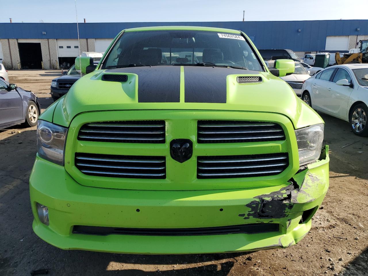 2017 RAM 1500 VIN 1C6RR7MT0HS767042 Copart auction photo, front end / rear end damage thumbnail 4