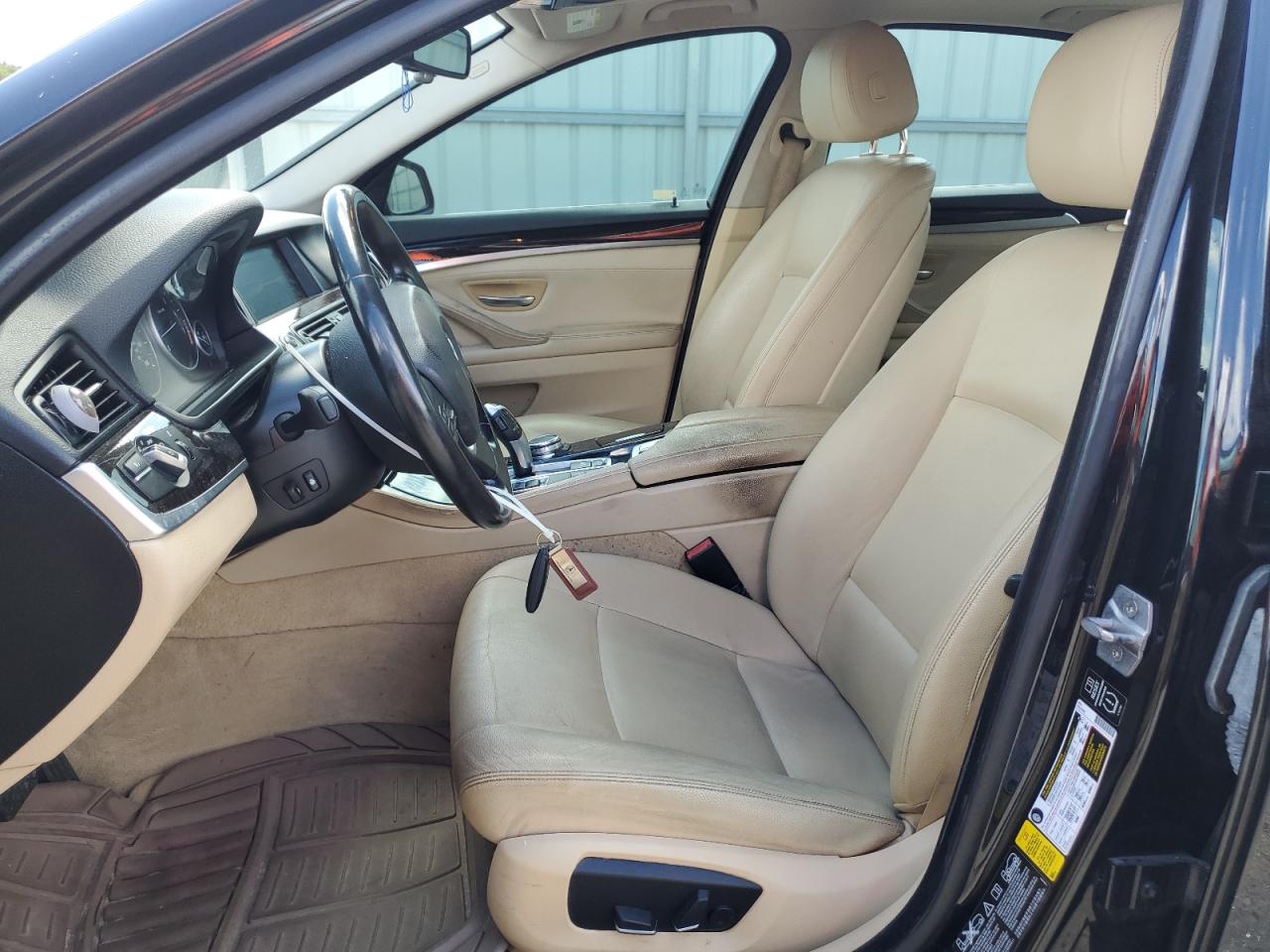 2015 BMW 5er VIN WBA5A7C57FD622984 Copart auction photo, front end / side damage thumbnail 7