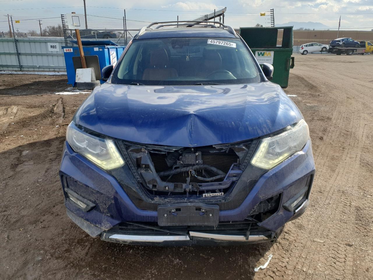2017 Nissan Rogue VIN JN8AT2MV9HW025764 Copart auction photo, front end damage thumbnail 5