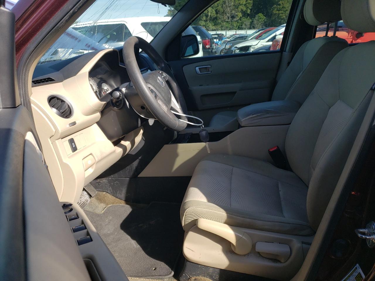 2013 Honda Pilot VIN 5FNYF3H22DB044565 Copart auction photo, side damage thumbnail 7