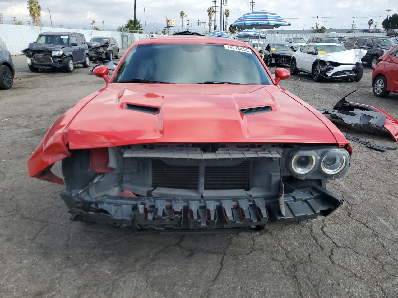 2017 Dodge Challenger VIN 2C3CDZAG6HH611437 Copart auction photo, front end / minor dent/scratches damage thumbnail 5
