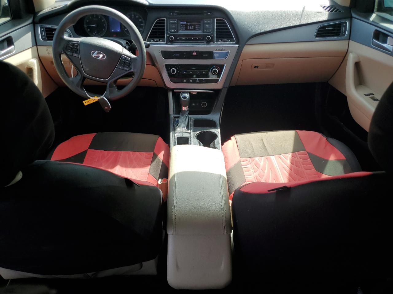 2017 Hyundai Sonata VIN 5NPE24AF0HH506226 Copart auction photo, front end / rear end damage thumbnail 8